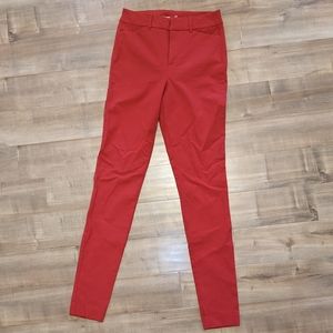 Old Navy Red High-Rise Pixie Pants- Tall